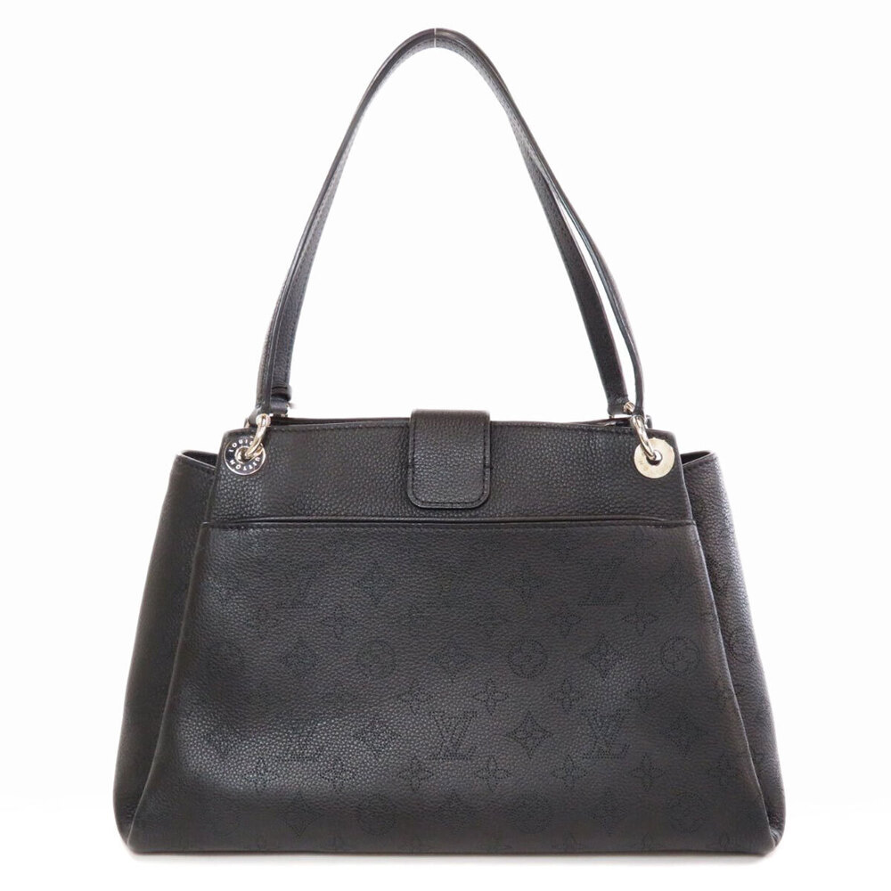 Louis Vuitton Bag Tote Mahina Svres Leather Black